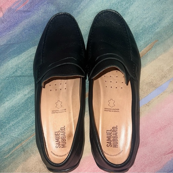Samuel Hubbard Free Spirit Black Leather Slip-On Loafer Shoes men’s size 12 main image 6